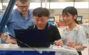 Australia client come to factory for laser machine training