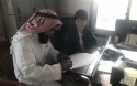 Arab client sign contract