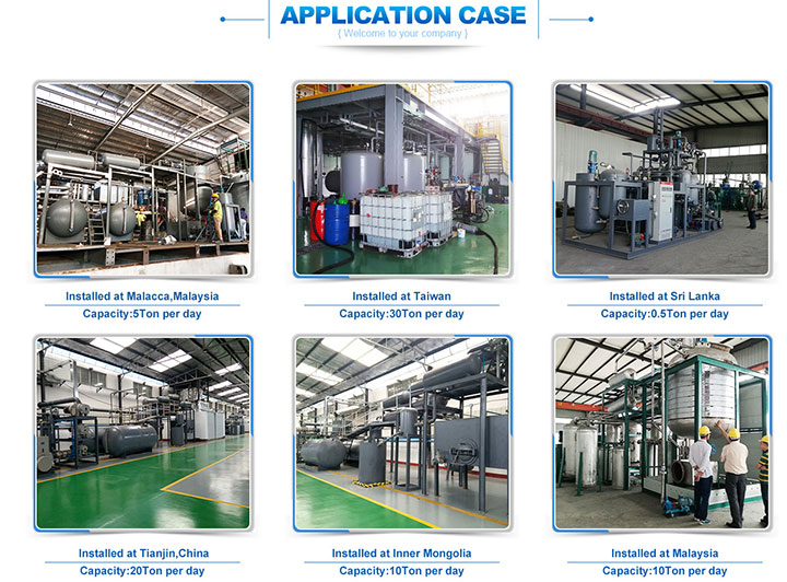 Used Oil Refinery Plant with CE Standard 