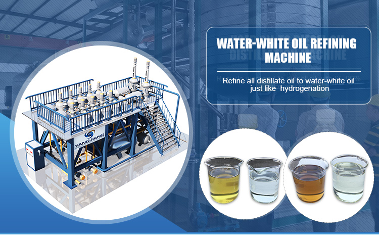 Water white oil refining machine