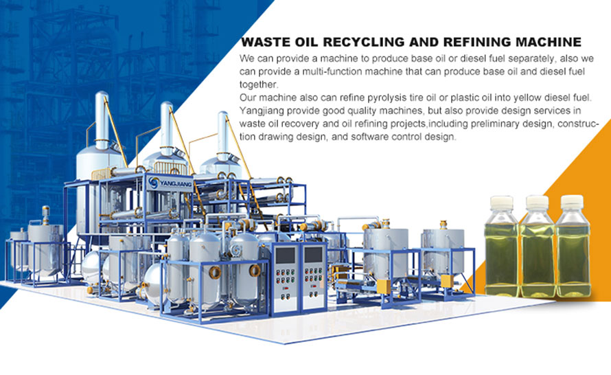 Petroleum Resource Waste Oil Regeneration Used Oil Waste Car Oil refining To Diesel Recycling Plant
