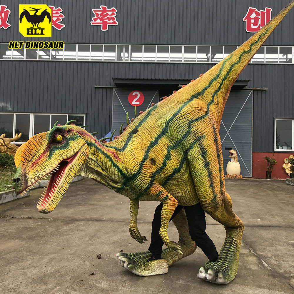 Animatronic hidden dinosaur costume for sale inflatable sex dragon dilophosaurus realistic foam costume 