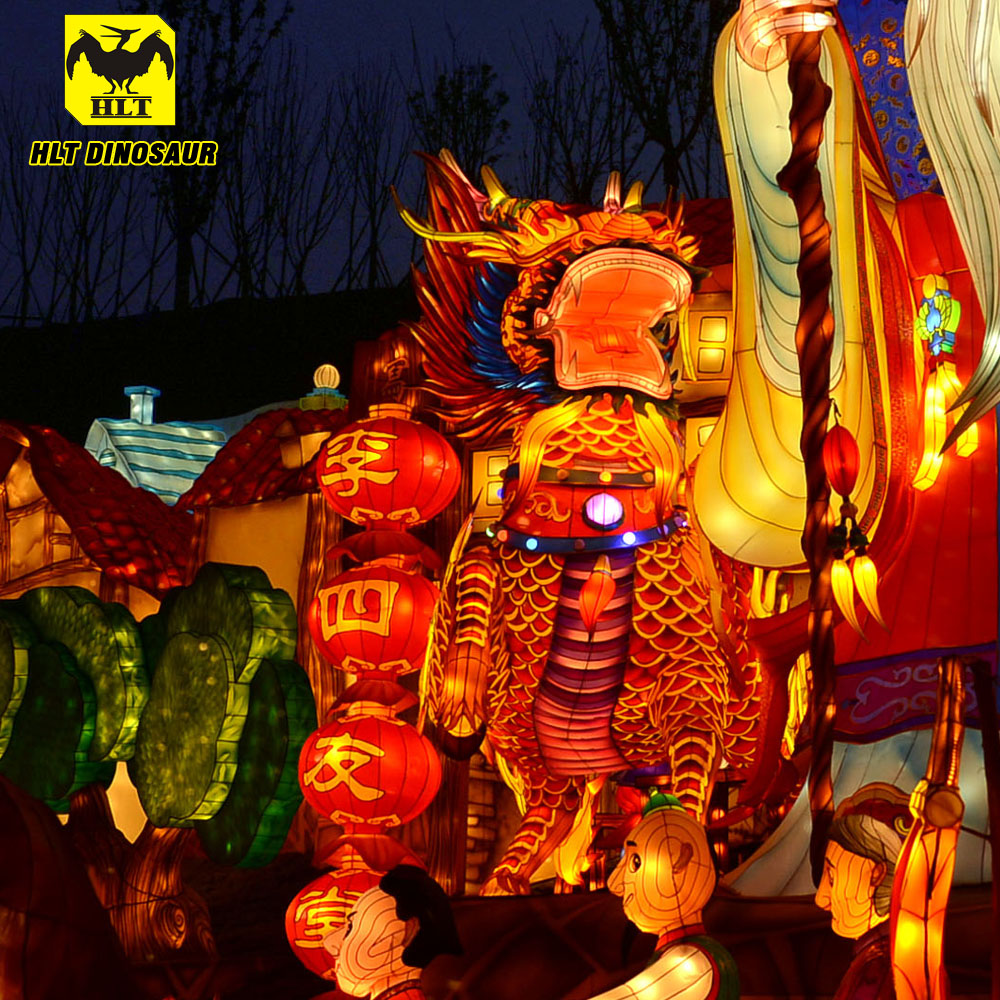Zigong waterproof Fabric lantern Chinese new year Lantern for sale 
