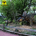 2021 Triceratops group outdoor garden exhibition 