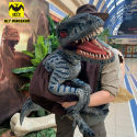 Baby Blue Raptor Dinosaur puppet  for Jurassic Themed Events