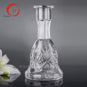 Hot sale and wholesale 850ml HJ-K001 Engraved Glass bottle/Snuff Bottle