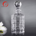 Hot sale and wholesale 870ml HJ-K004 Engraved Glass bottle