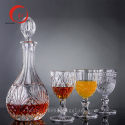 Hot sale and wholesale HJ-KZ001 Engraved glassware set 1