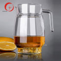 Hot sale and wholesale 1600ml HJ07 clear Glass kettle