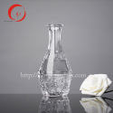 Hot sale and wholesale 250ml HJ-BP006 Embossing effect Glass bottle