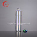 Hot sale and wholesale 500ml HJ-Y039 Rainbow electroplating Glass bottle