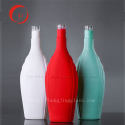 Hot sale and wholesale 700ml HJ-Y024 three color Brandy/XO/Whisky/Vodka bottle