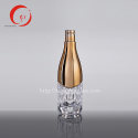 Hot sale and wholesale 700ml HJ-Y043 Electroplating color glass bottle