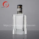 Hot sale and wholesale 500ml HJ-Y061 Liquor bottle with square shape
