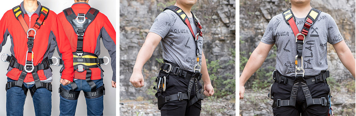 Professional rescue full body safety harness