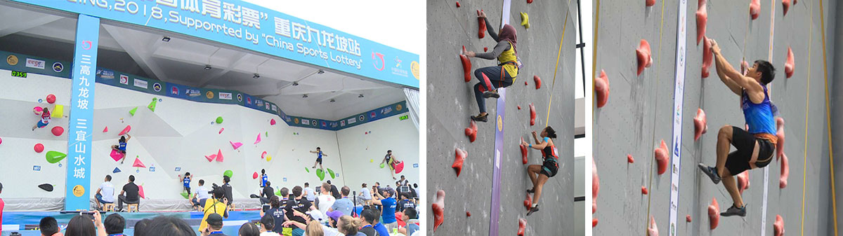 Competition use speed climbing holds