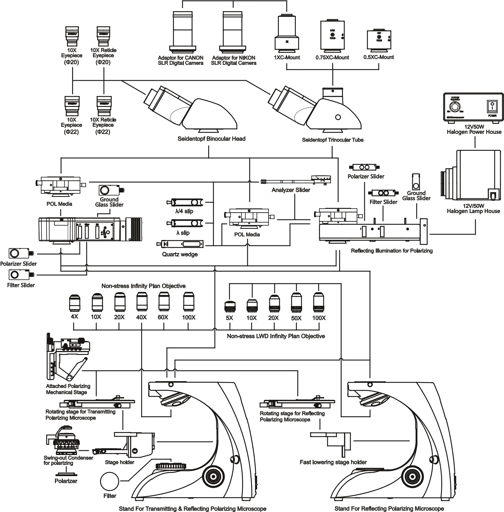 BK-POL Series Polarizing Microscope