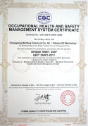 Occupational Health And Safety Management System Certificate