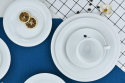 Tableware with gold band