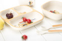 Bamboo fiber tableware
