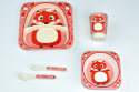 Bamboo fiber tableware