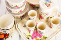 Bamboo fiber tableware