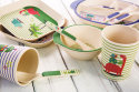 Bamboo fiber tableware