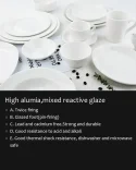 High alumia,mixed reactive glaze