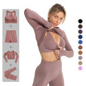 sportswear yoga set Tights top for seamless Sport 