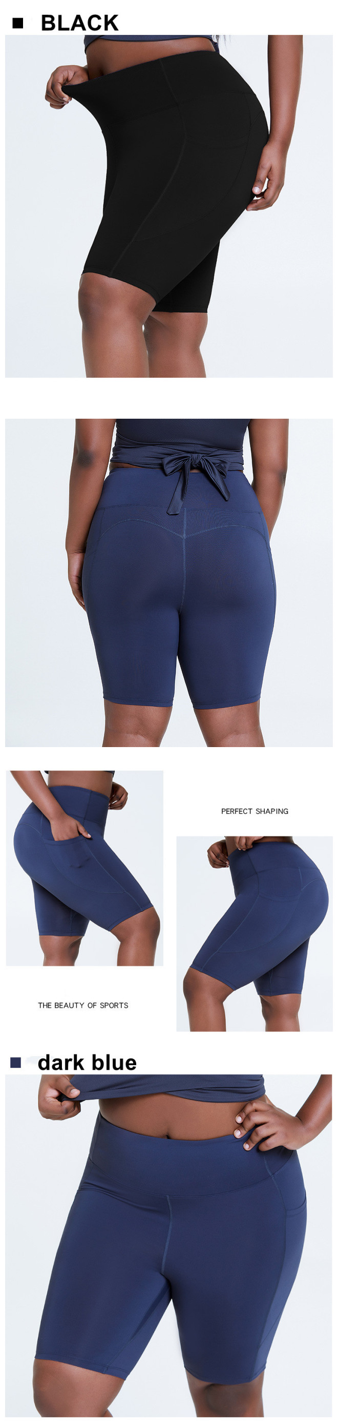 Running Shorts Plus Size 3XL 4XL Women
