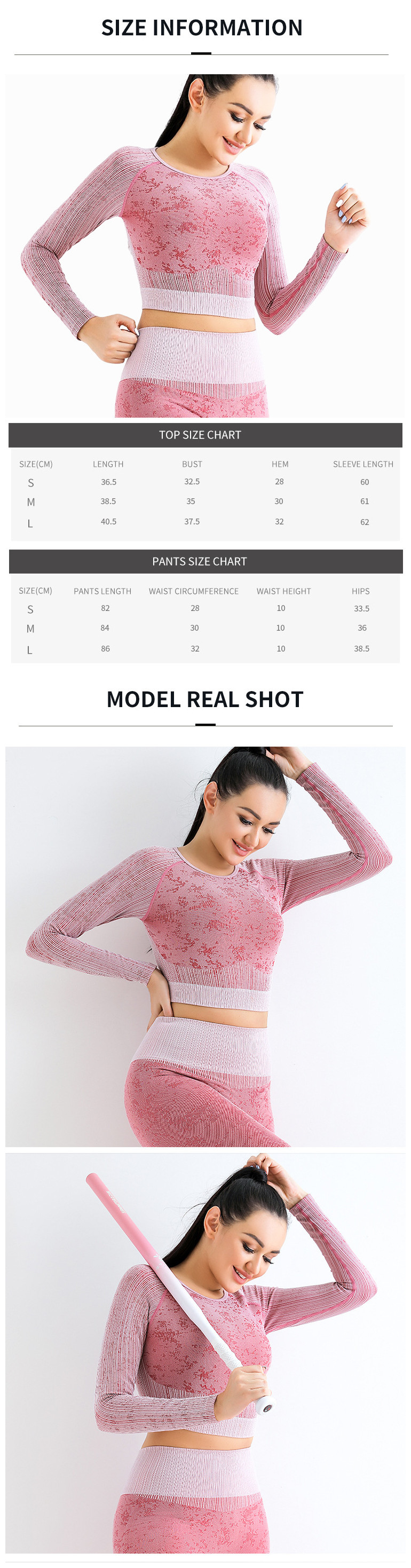3pcs Seamless Fitness Clothing women