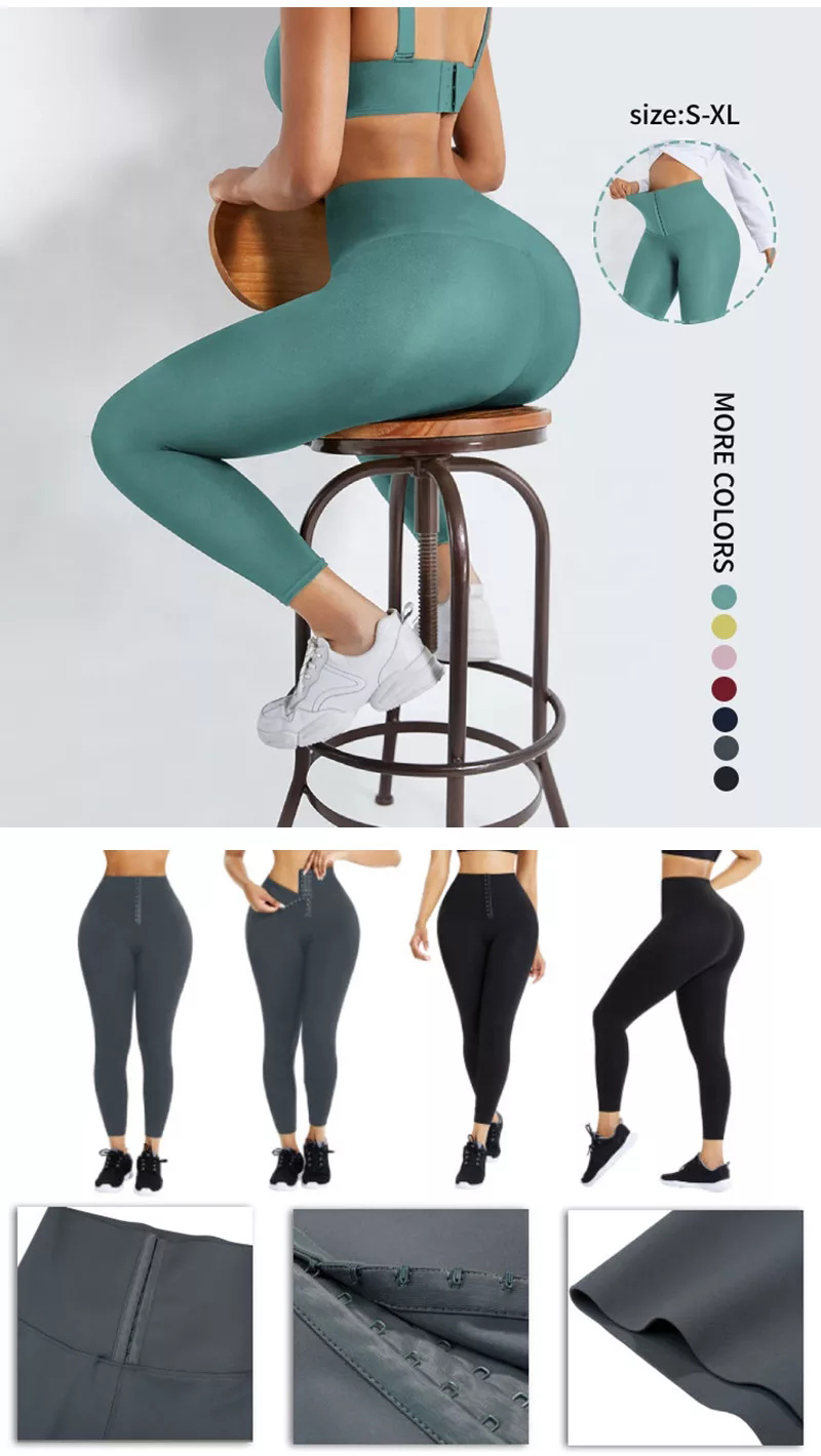  Maufacturer High Waisted tummy shapewear leggings-Yolife