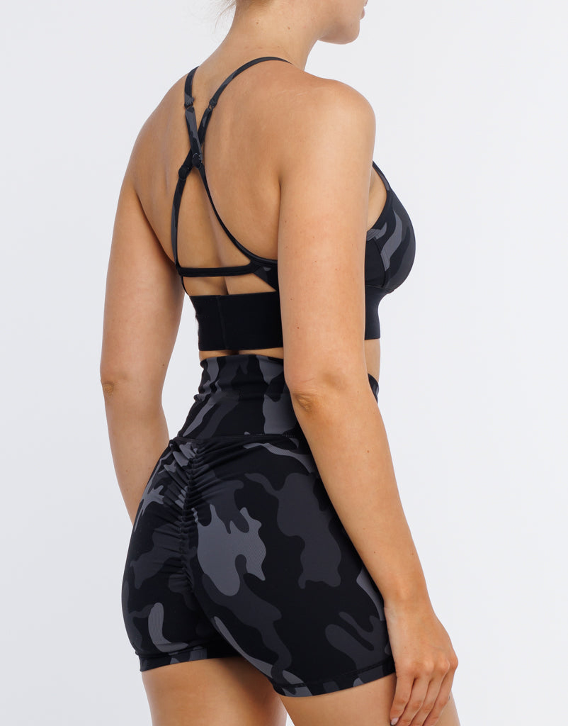 China Manufacturers Custom Camo sports bra Private Label Activewear For Women