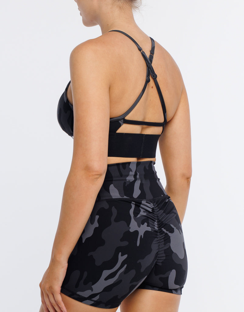 China Manufacturers Custom Camo sports bra Private Label Activewear For Women