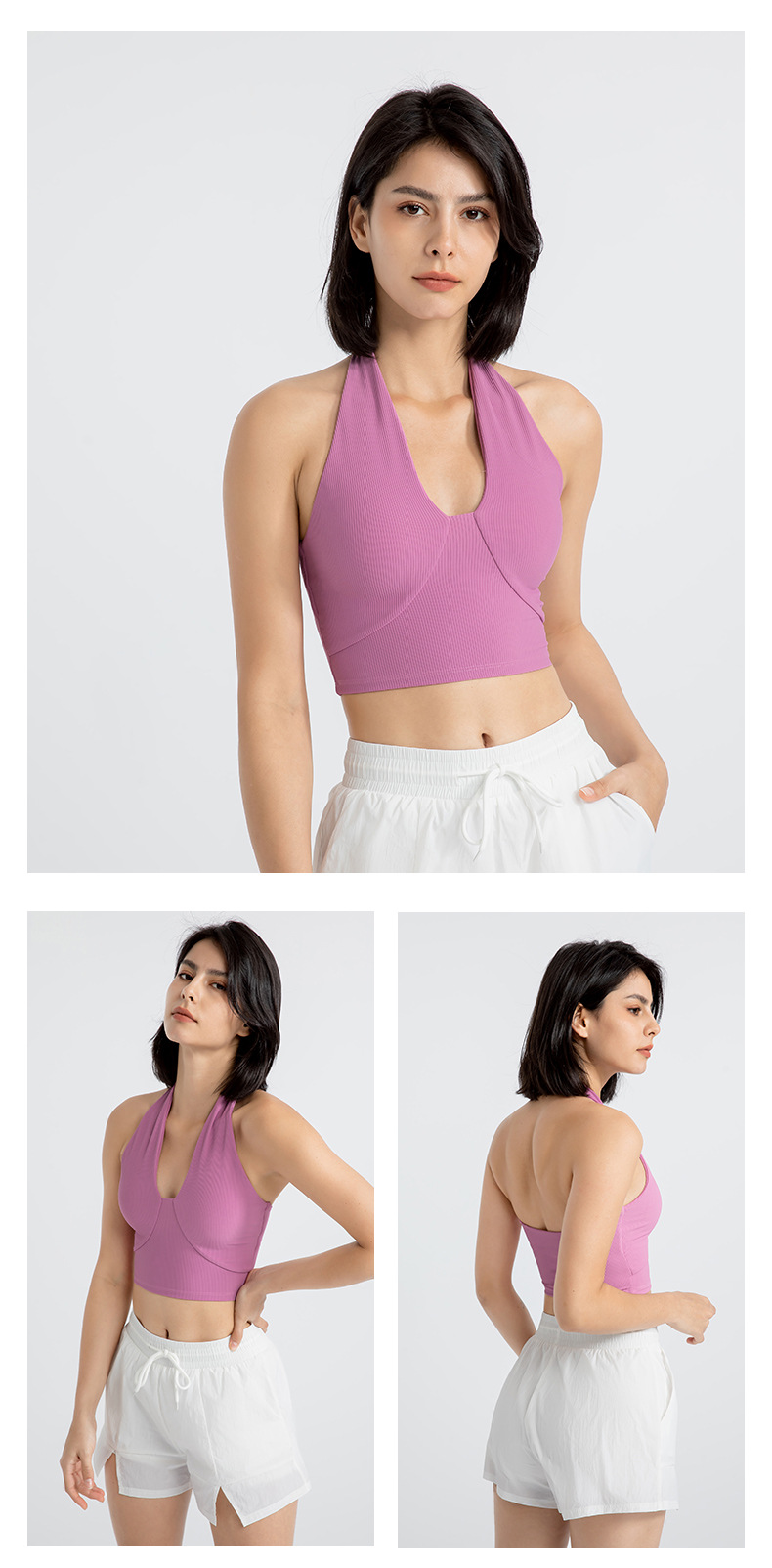 Wholesale Womens activewear sports bra lulu yoga gym top fitness
