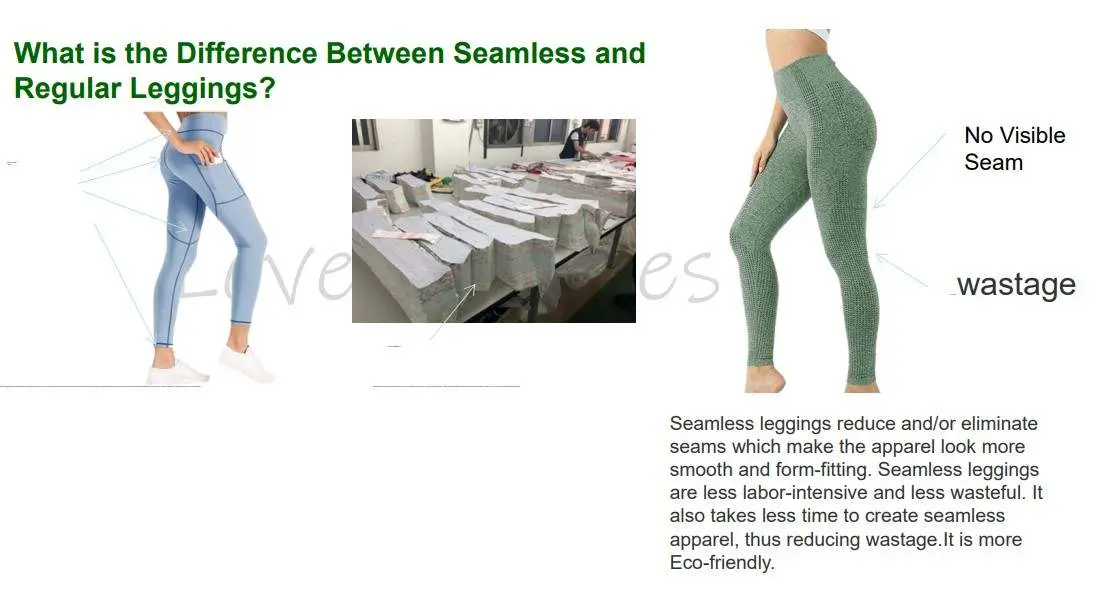 What is the difference between seamless and regular leggings