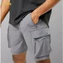  Mens Multi Pocket Cargo Sweat Shorts (2)
