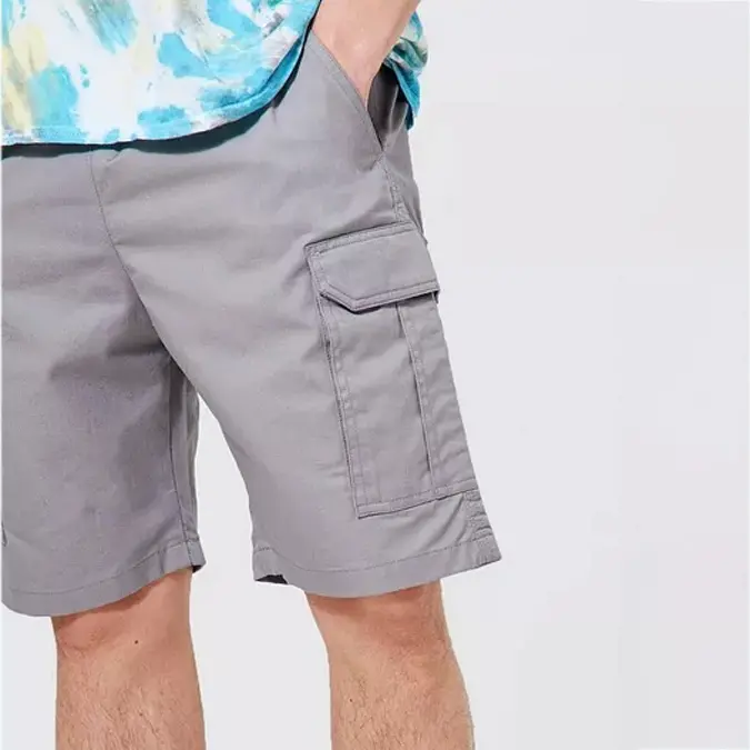  Mens Multi Pocket Cargo Sweat Shorts (1)