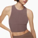 Custom Women Knit Cropped Tank china maufacturer