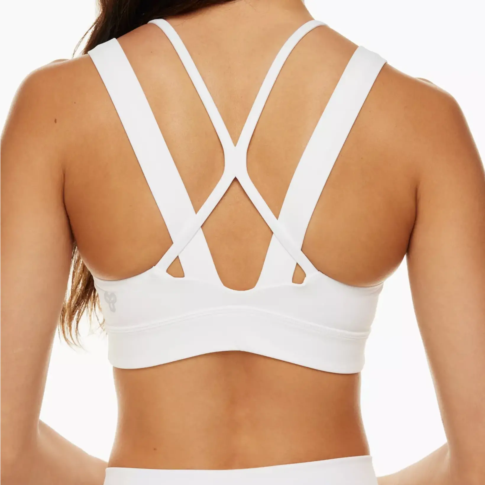 Sports bra sports gym criss-cross back padded Factory