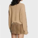 Ribbed Turtleneck Sweater