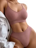 Custom Women's Two Piece Seamless Set Underwear supplier