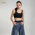 sports bra and wide leg pants set(3)