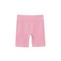 Private label Ribbed Gym Shorts for kid girls