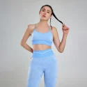 Seamless Leggings Yoga Gym Activewear Set (2)