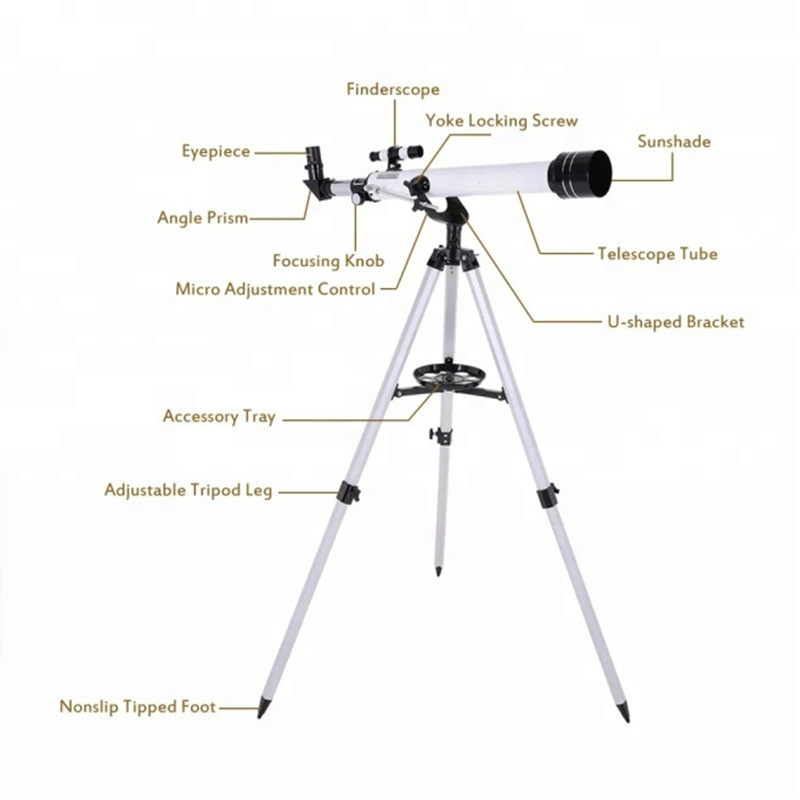 Large Refractor Astronomical Telescope