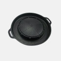 New Custom Made Non-stick Aluminum Alloy Round Grilled Plate Korean Cassette Grill Pan