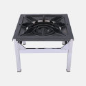 Lyroe Free Standing High Quality 4 Rings Strong Firepower Short Foot Shove Gas Stoves For Restaurant Equipment