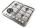 Household Cooking Cooktops Stainless Steel Built-in 4 Burners Gas Stove