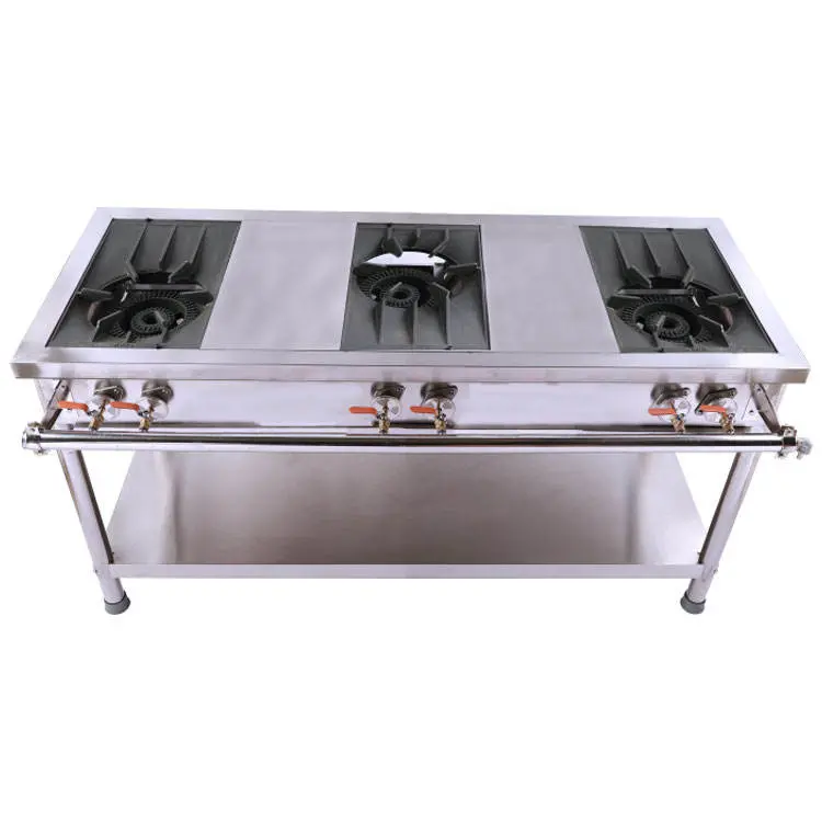 Commercial Kitchen 36 Burners Flat Top Gas Stove
